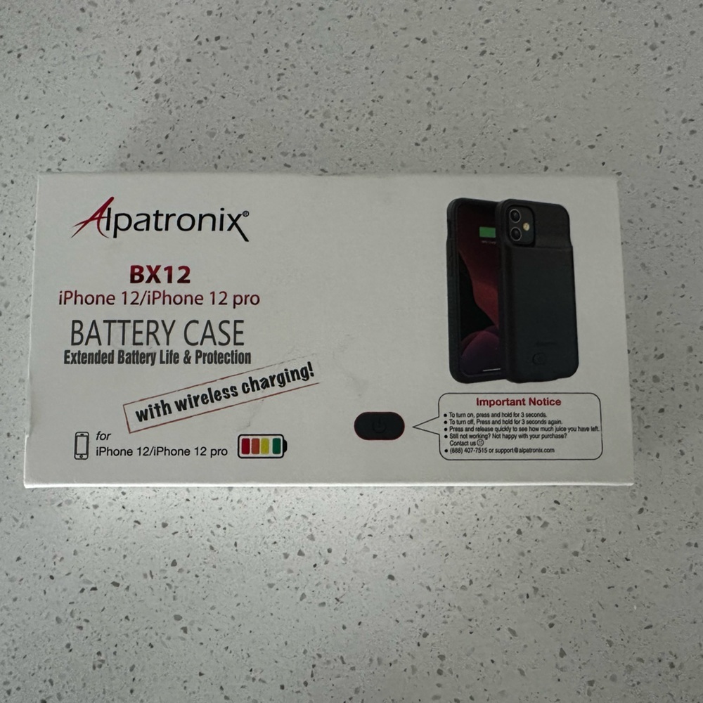 Battery Case iPhone 12/ 12 pro